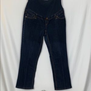 Thyme maternity blue jeans size waist 19”